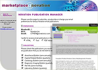 Novation Publication Initiative
